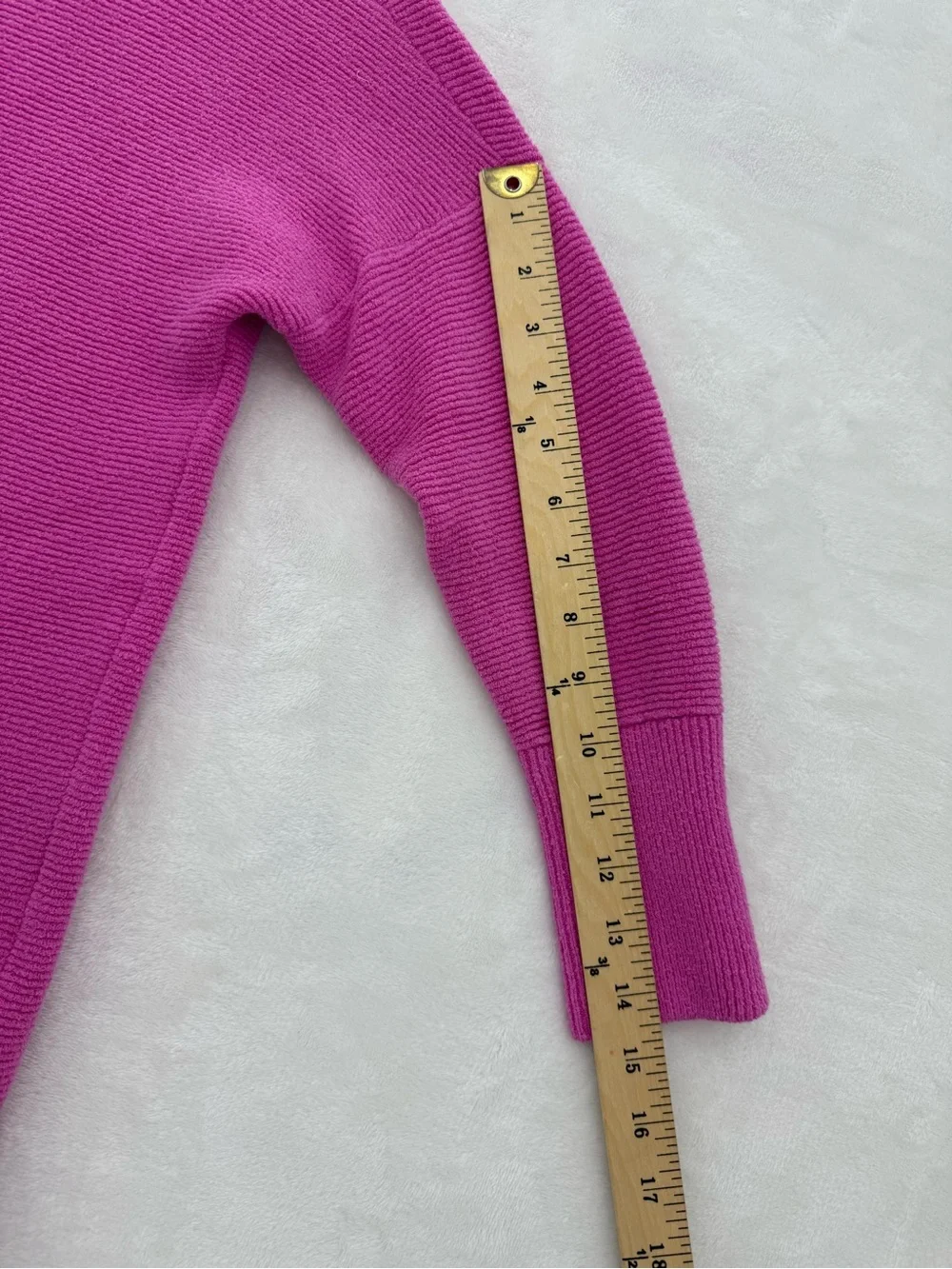 Free People Ottoman Slouchy Oversized Tunic Sweater Hot Pink Women’s Size Small